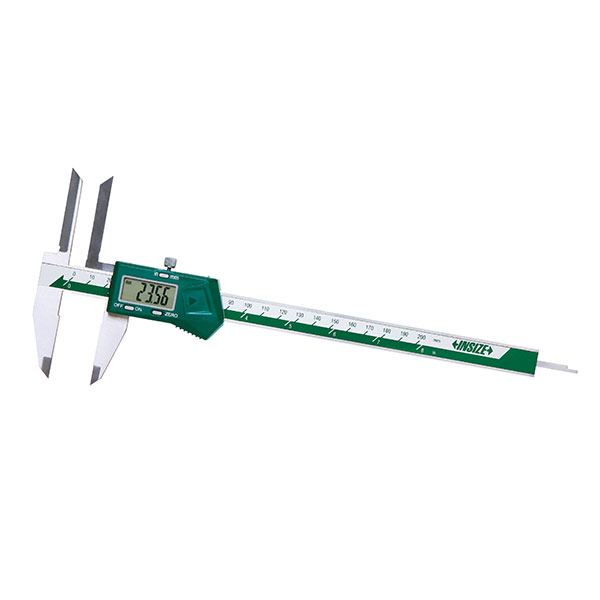 Picture of Insize 1138-200 Digital Caliper With Long Upper Jaws, 0-8"/0-200mm