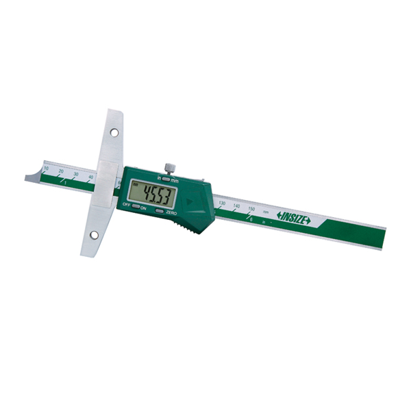 Picture of Insize 1147-300 Digital Depth Gage With MountING HOLES For Extension Base, 0-12"/0-300mm