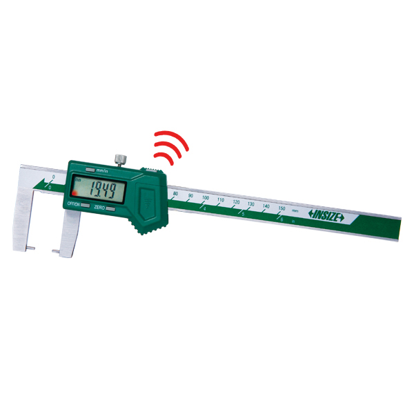 Picture of Insize 1185-150AWL Digital Outside Point Caliper, 0-6"/0-150mm, built-in wireless