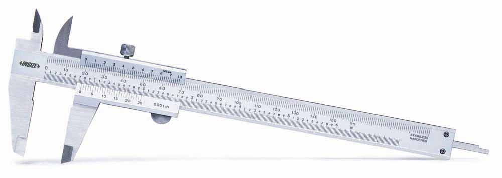 Picture of Insize 1205-3002E Vernier Caliper, 0-12"/0-300mm