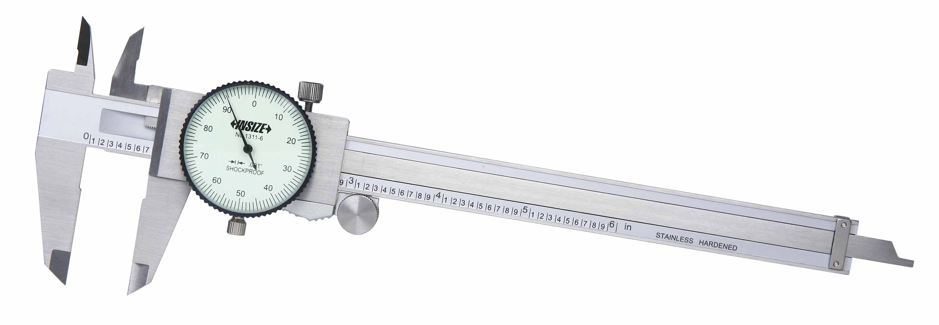 Picture of Insize 1311-8 Dial Caliper, 0-8"