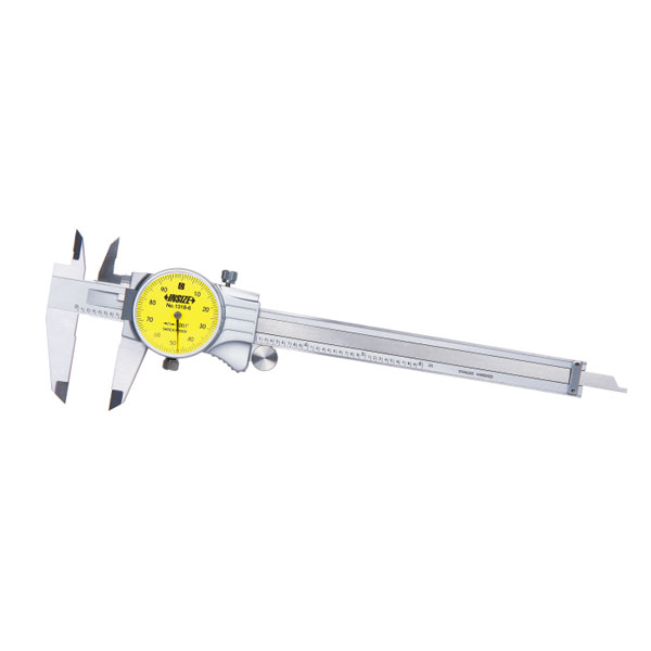 Picture of Insize 1318-6 Dial Caliper, 0-6", Graduation .001"