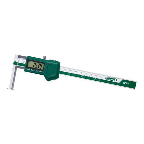 Picture of Insize 1520-150P Digital Inside Groove Caliper, .56-6"/14-150mm, IP67 dust/waterproof, no data output 6928640387418