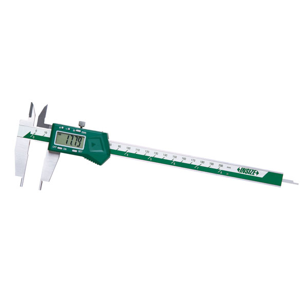 Picture of Insize Digital Caliper With Positioning SurFaces, 0-8"/0-200mm Caliper Positioning SurFaces