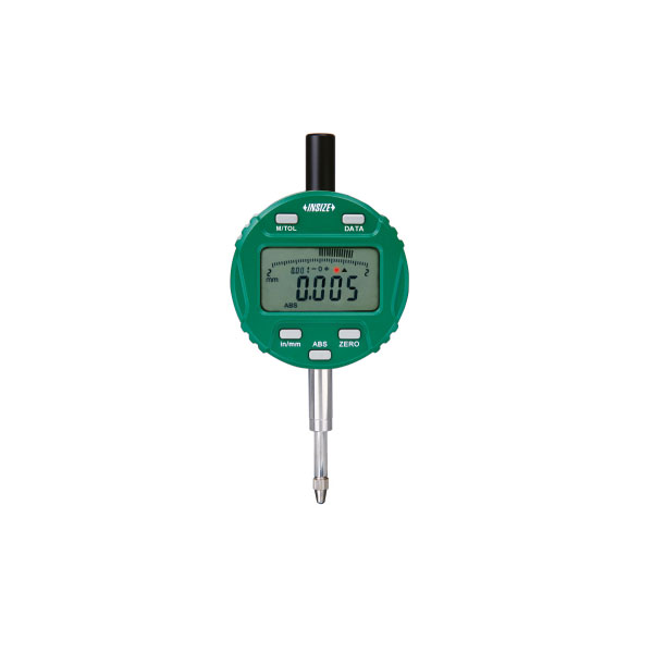 Picture of Insize 2138-10E Digital Indicator (With Transmit Button And Light), .5"/12.7mm, flat back