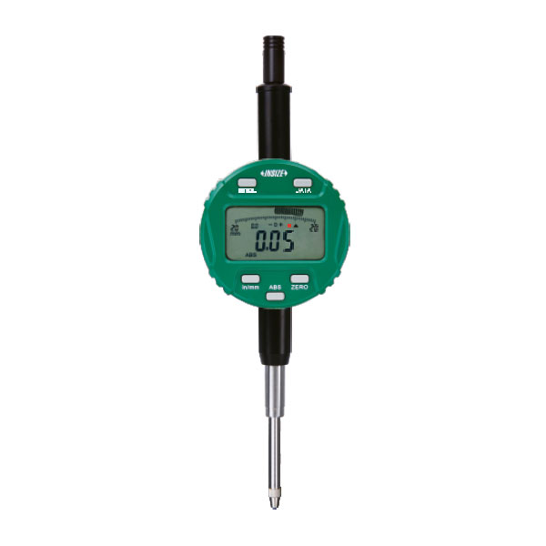 Picture of Insize 2138-50E Digital Indicator (With Transmit Button And Light), 2"/50.8mm, flat back, with lift cap