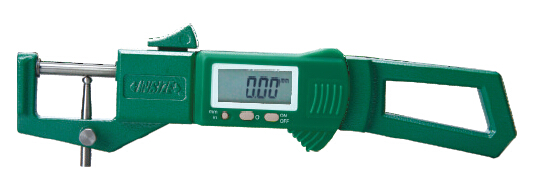 Picture of Insize 2163-25 Digital Snap Gage, Thickness 0-1"/0-25mm, Tube Wall Thickness .08"/0-2mm