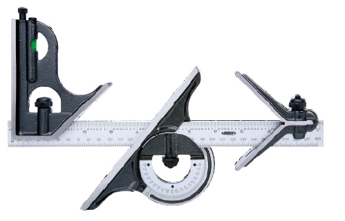 Picture of Insize 2278-180E Combination Square Set, 4 Piece Set, 12"