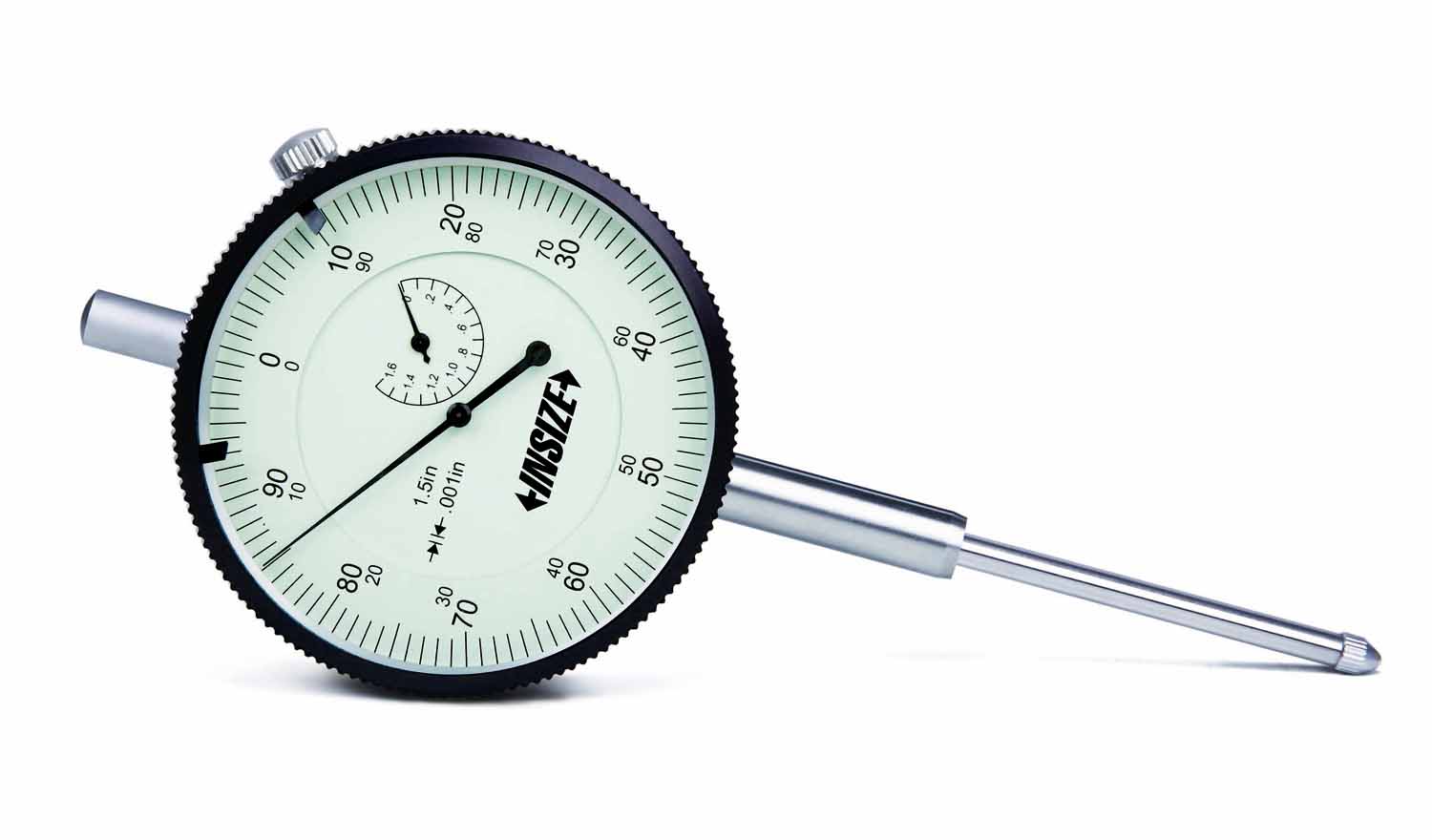 Picture of Insize 2312-2 Large Dial Face Dial Indicator, 2", lug back