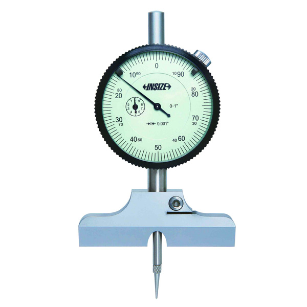 Picture of Insize 2345-E1 Dial Depth Gage With 60° Base, 0-1",