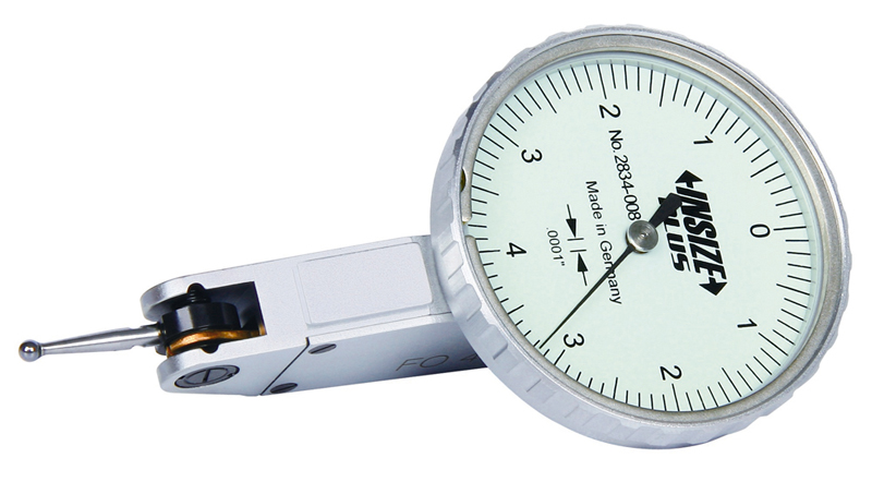 Picture of Insize 2834-008 Precision Dial Test Indicator, .008 '', flat back