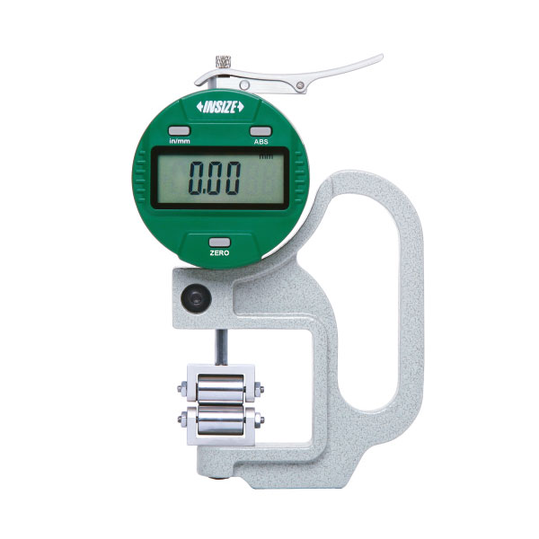 Picture of Insize 2877-10 Digital Roller Thickness Gage, 0-.4"/0-10mm