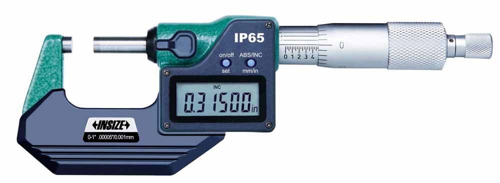 Picture of Insize 3101-100E Digital Outside Micrometer, Ip65, 3-4"/75-100mm