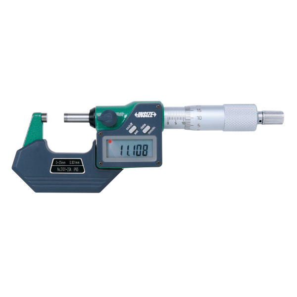 Picture of Insize 3101-33E Digital Outside Micrometer, Ip65, 0-3"/0-75mm