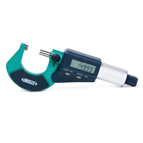 Picture of Insize 3109-75A Electronic Outside Micrometer (Basic Type, Without Data Output), 50-75mm/ 2-3", Resolution 0.001mm/.00005"