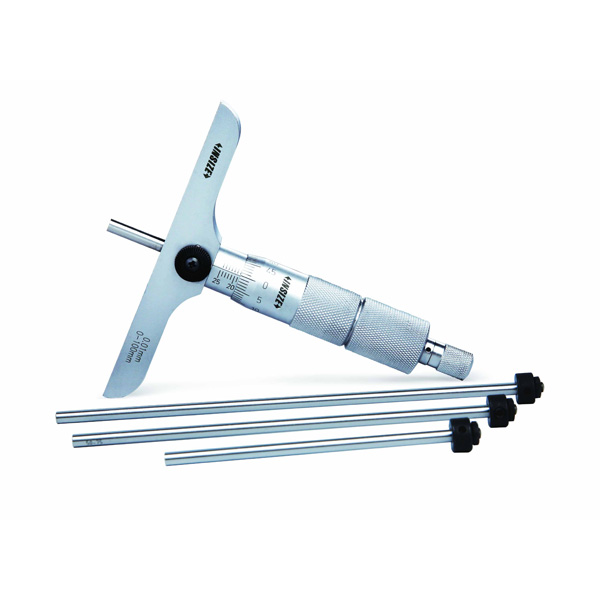 Picture of Insize 3241-100 Depth Micrometer, 0-100mm, Graduation 0.01mm, base 101.5×17mm