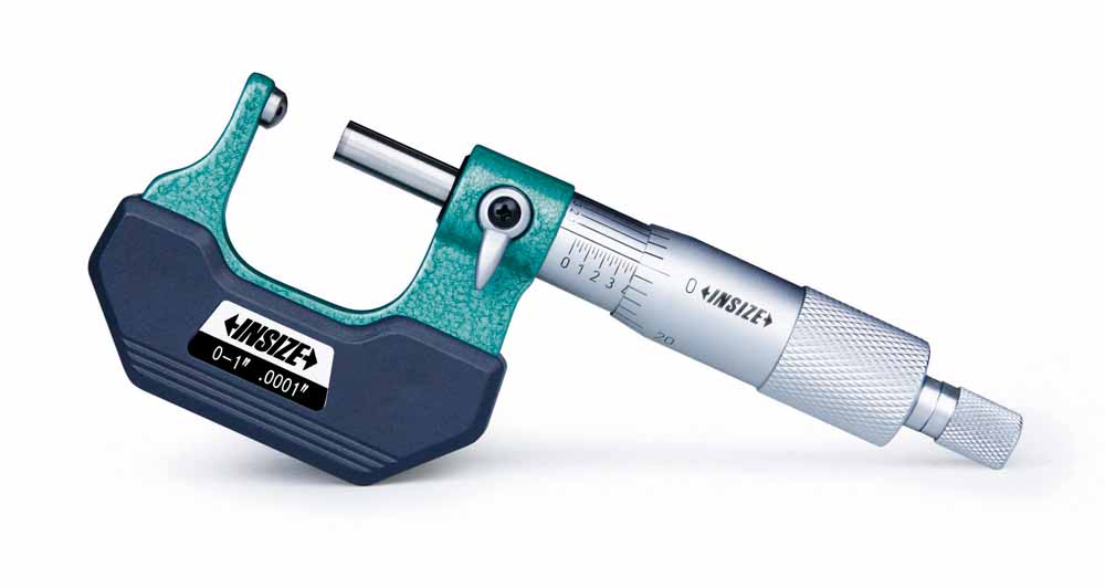 Picture of Insize 3260-2S Spherical Anvil Tube Micrometer, 1-2", Type B