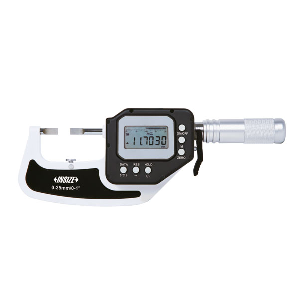 Picture of Insize 3352-25A High Precision Digital Blade Micrometers/Snap Gage (With Data Interface), 0-25mm/0-1", .0002mm/.00001"
