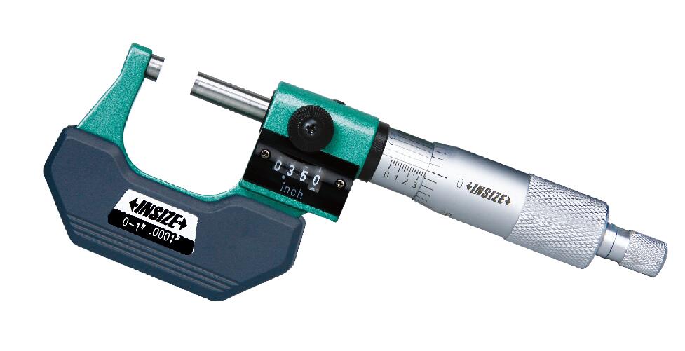 Picture of Insize 3400-2 Outside Micrometer With Counter, 1-2"