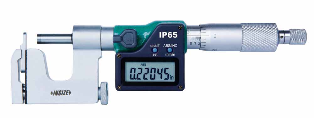 Picture of Insize 3562-50E Digital Interchangeable Anvil Micrometer, 1-2"/25-50mm