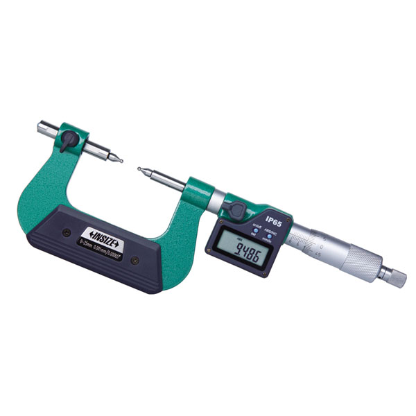 Picture of Insize 3594-3 Digital Non-Rotating Spindle Disk Micrometer, 2-3"/50-75mm