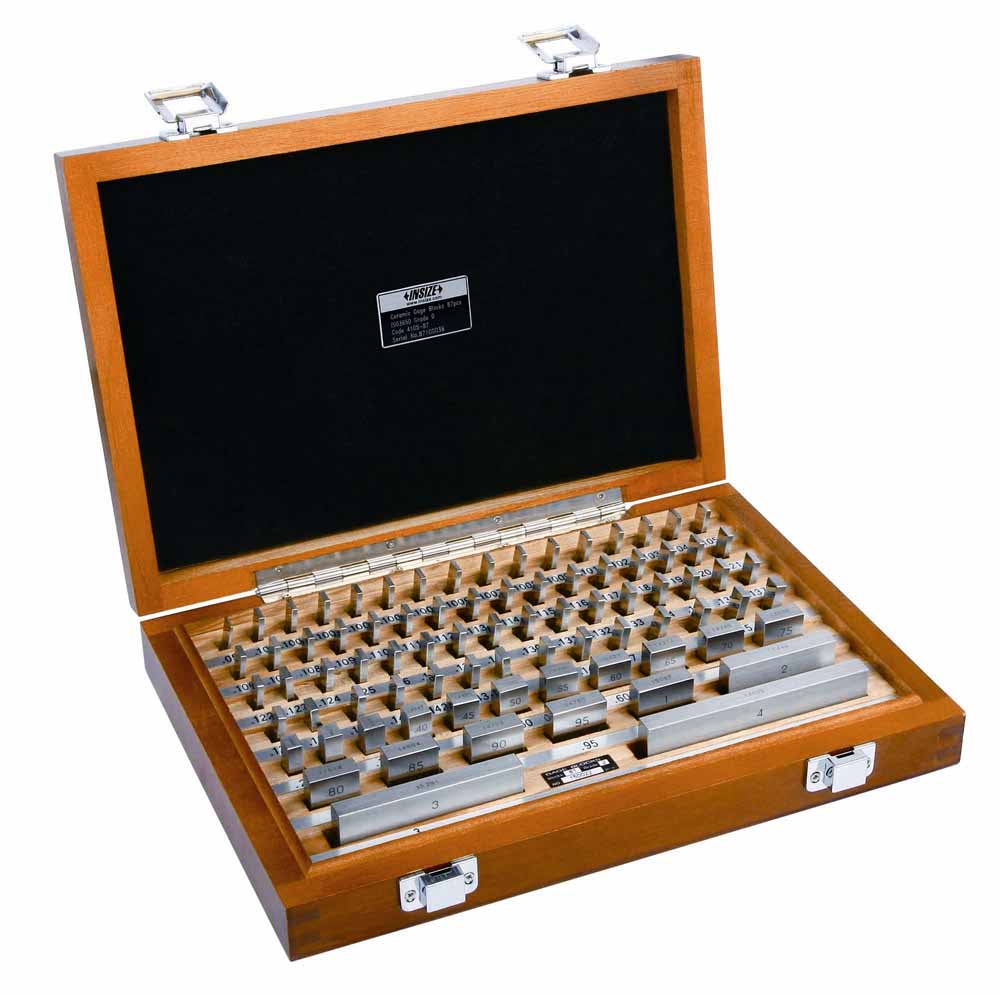 Picture of Insize 4102-81 Steel Gage Block Set, 81pcs, grade 0