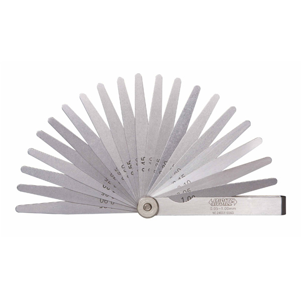Picture of Insize 4602-32 Feeler Gage (length 100mm), 0.03-1.00mm, 32leaves
