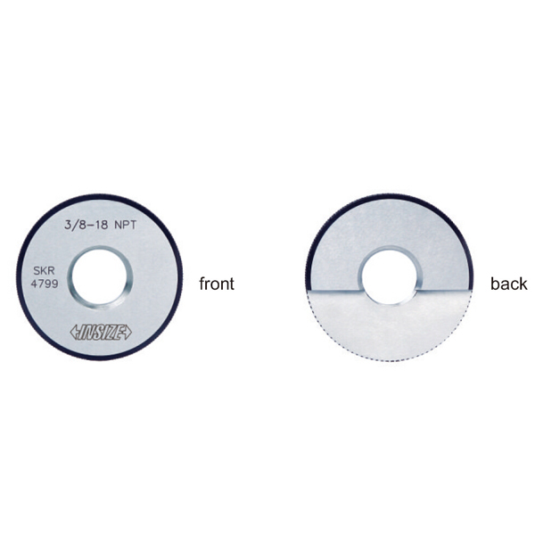 Picture of Insize 4634-1N8 Npt Thread Ring Gage, 3-1/2X8Npt