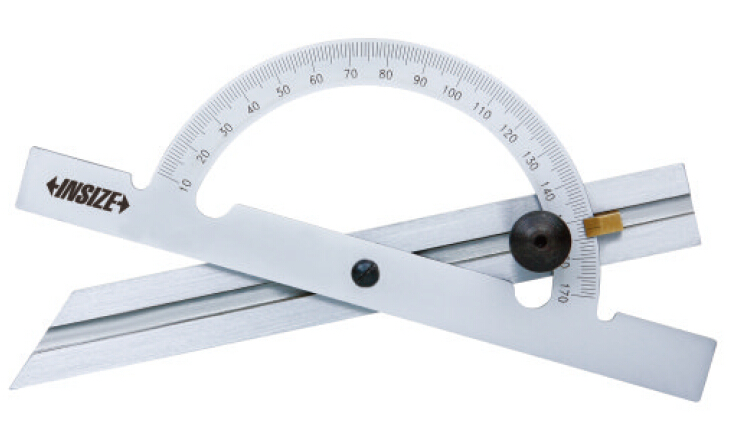 Picture of Insize 4797-100 Protractor, 3.9X5.9", 10-170°