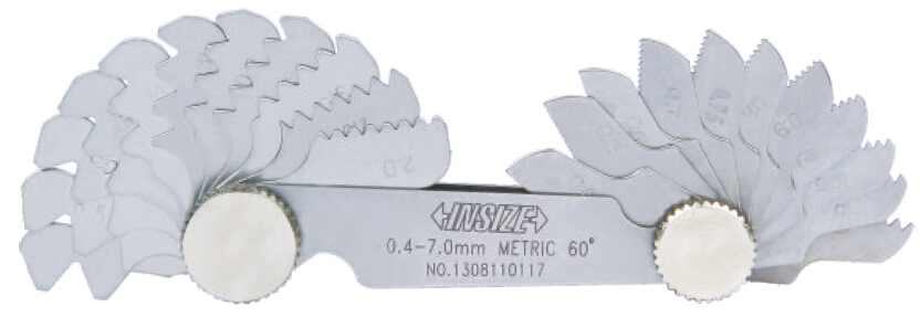 Picture of Insize 4820-122 Pitch Gage, 0.4-7.0mm