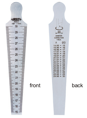 Picture of Insize 4833-4 Taper Gage, 1-13/16"–2-3/8", Graduation 1/64"