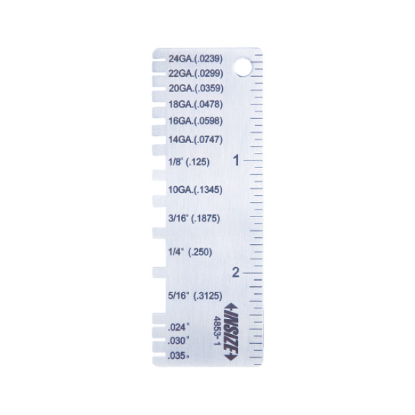 Picture of Insize 4853-1 Sheet Metal Thickness Gage