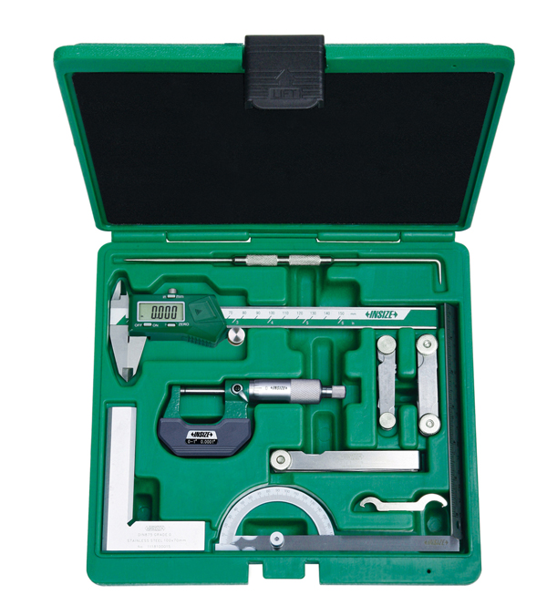 Picture of Insize 5091-E 9-Piece Measuring Tool Set