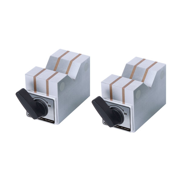 Picture of Insize 6891-1 Magnetic V-Block Set, 2.8X1.6X2.0", Pair