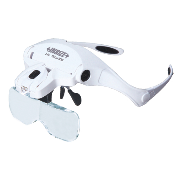 Picture of Insize 7523-3D5 Magnification Glasses, 1X/1.5X/2X/2.5X/3.5X