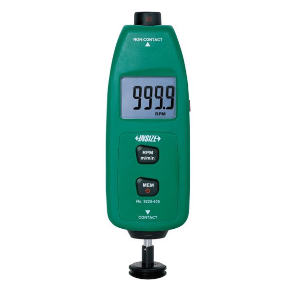 Picture of Insize 9225-405 Contact/Non-Contact Tachometer, 2.5~99999Rpm/0.5~19999Rpm