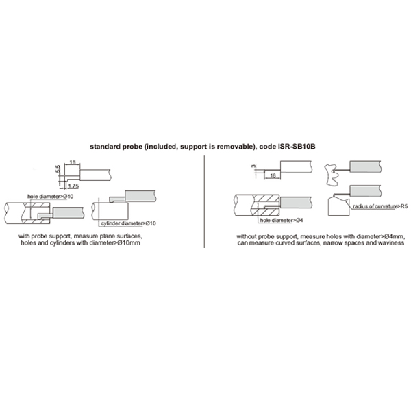 Picture of Insize Isr-Sb10B Standard Probe (Included)