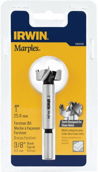 Picture of Irwin 1966900 1" Forstner Carbon Steel Drill Bit