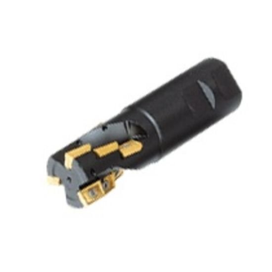 Picture of Iscar 3M AXK D1.50-14-3-W125-13 Milling Cutter 90.0°, Corn Cob 1.500 Diameter Weldon 1.250 4.300 OAL 9 Flute