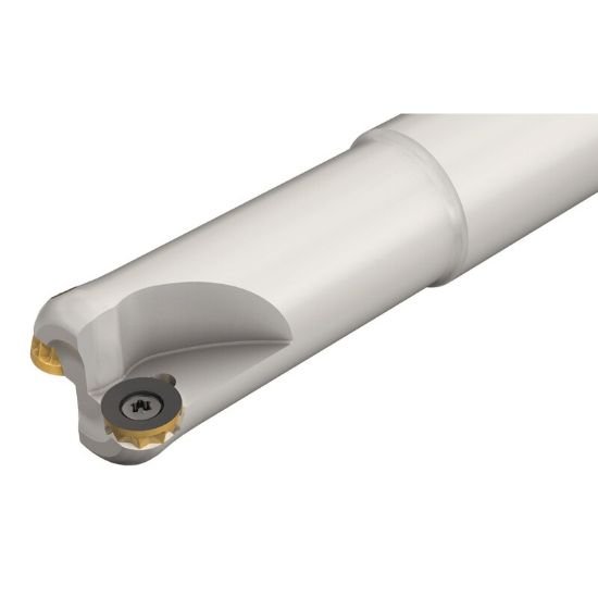 Picture of Iscar ER D038A075-2-C.75-.38 Milling Cutter Button Cutter 0.380 Diameter Weldon 0.750 6.500 OAL 2 Flute