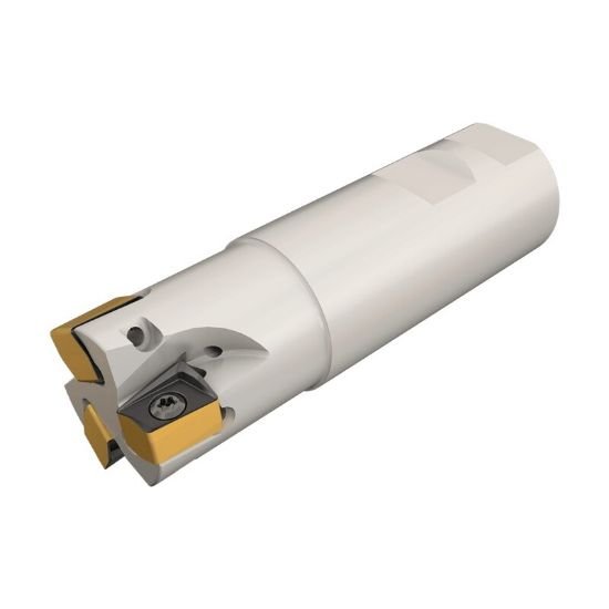 Picture of Iscar H490 E90AXD1.00-2-W1.0-12 Milling Cutter 90.0° 1.000 Diameter Weldon 1.000 4.000 OAL 2 Flute