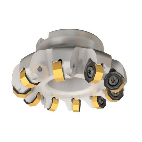 Picture of Iscar SOF45 8/16-D4.0-12-1.25R Milling Cutter 45.0° 4.000 Diameter Face Mill 1.250 1.480 OAL 12 Flute