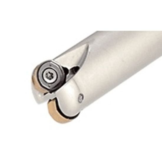 Picture of Iscar H400 ERD1.00-3-2.5W100-10 Milling Cutter Button Cutter 1.000 Diameter Weldon 1.000 5.000 OAL 3 Flute