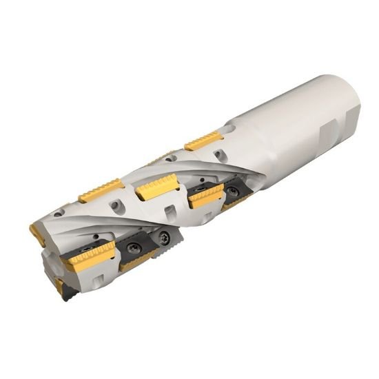 Picture of Iscar P290 ACK1.5-3-2.8-W150-18 Milling Cutter 90.0°, Corn Cob 1.500 Diameter Weldon 1.500 6.300 OAL 12 Flute