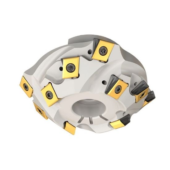 Picture of Iscar T460 SMD2.0-1.18-3-1.0-13 Milling Cutter 60.0° 2.000 Diameter Face Mill 2.362 2.165 OAL 9 Flute