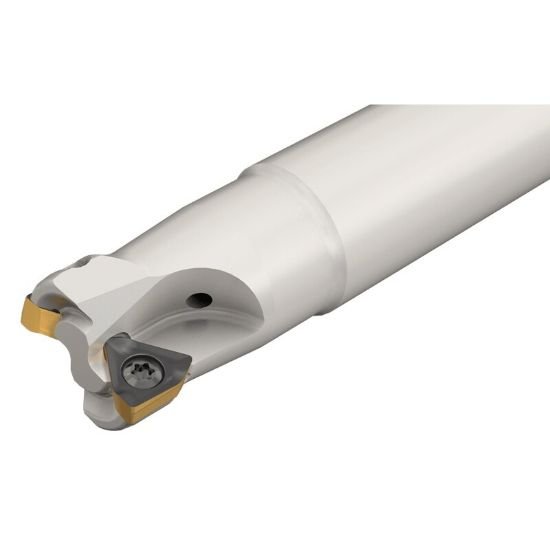 Picture of Iscar HM390 ETC D1.00-4W0.75-07 Milling Cutter 90.0° 1.000 Diameter Weldon 0.750 3.500 OAL 4 Flute