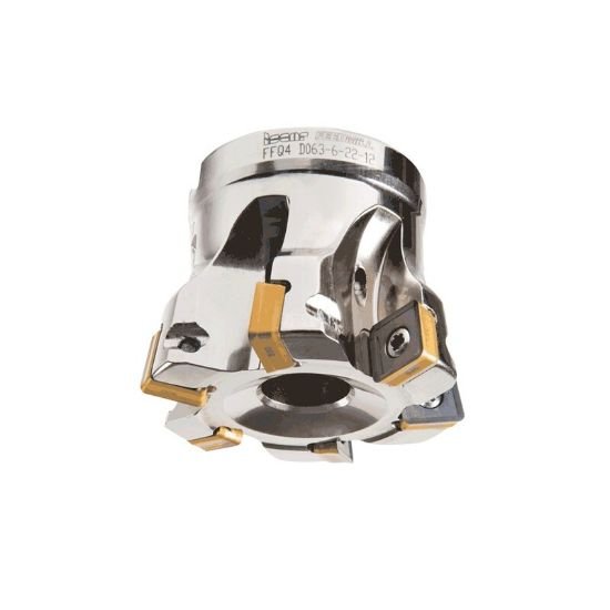 Picture of Iscar FFQ4 D3.0-7-1.00-12 Milling Cutter 3.000 Diameter Face Mill 1.000 2.000 OAL 7 Flute