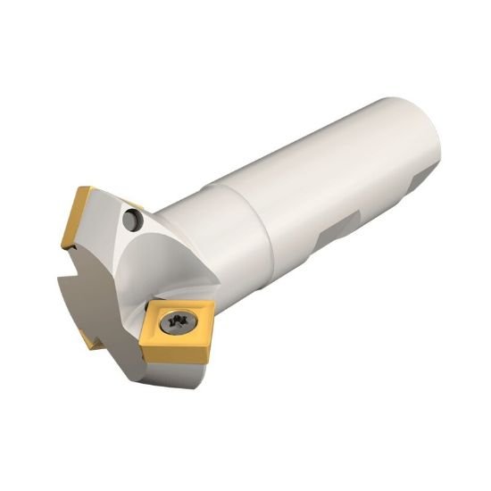 Picture of Iscar E45 D1.20-W1.00 Milling Cutter 45.0° 1.200 Diameter Weldon 1.000 3.750 OAL 3 Flute