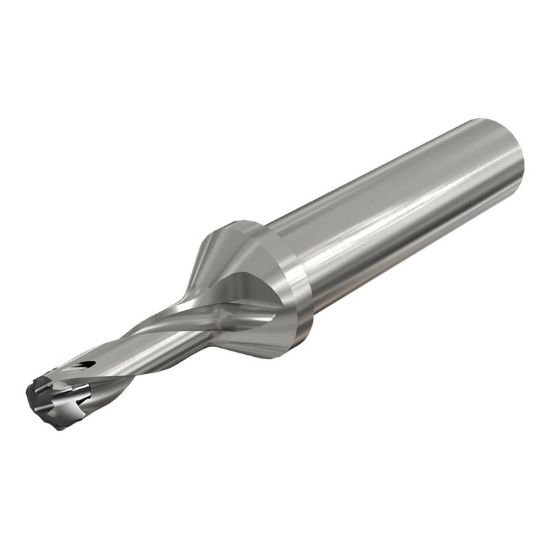 Picture of Iscar DCN 0571-171-063R-3D 0.571" Indexable Head Drills with Coolant Holes and a Cylindrical Shank, Drilling Depth 3xD