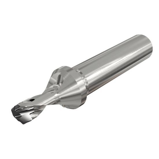 Picture of Iscar DCN 1102-166-125R-1.5D 1.102" Indexable Head Drills with Coolant Holes and a Cylindrical Shank, Drilling Depth 1.5xD